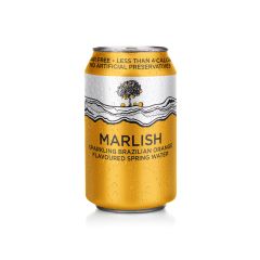 Marlish Brazilian Orange Sparkling Spring Water Cans